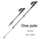 Naturehike External Lock Telescopic Ultra-light Carbon Trekking Cane Outdoor Climbing Equipment(Starry Black)