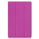 For Xiaomi Pad 5 Custer Texture Horizontal Flip Leather Case with Three-folding Holder & Sleep / Wake-up Function(Purple)