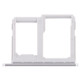 SIM Card Tray + Micro SD Card Tray for LG Q6 / M700 / M700N / G6 Mini (Silver)