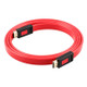 ULT-unite 4K Ultra HD Gold-plated HDMI to HDMI Flat Cable, Cable Length:5m(Transparent Red)