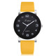 Lvpai P383 Black Dial Number Quartz Watch(Yellow)