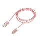 1.2m Weave Style 5V 2A Micro USB to USB 2.0 Magnetic Data / Charger Cable for Samsung Galaxy S7 & S7 Edge / LG G4 / Huawei P8 / Xiaomi Mi4 and other Smartphones (Pink)