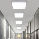 LED Ceiling Lamp Waterproof Moisture-Proof Dustproof Supply Light Bathroom Balcony Lamp, Power source: 280mm 24W(Square White Light)