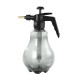 1.5L Household Small Watering Can Alcohol Disinfection Watering Sprayer Garden Sprinkler Bottle( Round Gray)