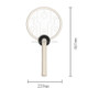2W Portable Foldable Electric Mosquito Swatter(Beige)