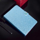 For 7 inch Universal Tablet PC Glitter Powder Love Buckle Horizontal Flip Leather Case with Holder & Card Slots(Blue)