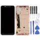 LCD Screen and Digitizer Full Assembly with Frame & Side Keys for Xiaomi Mi 8(Rose Gold)