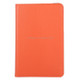 Litchi Texture 360 Degree Rotating Leather Case with Holder for Galaxy Tab A 8.0 / T350(Orange)