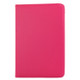 Litchi Texture 360 Degree Rotating Leather Case with Holder for Galaxy Tab A 8.0 / T350 / T355C(Magenta)