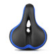 Reflective Spring Saddle Mountain Bike Seat Bicycle Seat Bicycle Seat(Black Blue)