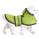 Pet Reflective Raincoat Large Dog Poncho, Size: XS(Fluorescent Green)