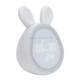 Creative Multifunctional Cartoon Time Rabbit Smart Alarm Clock(White)