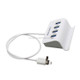 H-506 4 in 1 Micro USB / USB to 4 USB 2.0 Interface OTG Docking Station HUB with Stand Function