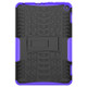 For Amazon Fire HD 8 (2020) Tire Texture Shockproof TPU+PC Protective Case with Holder(Purple)