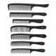 12 PCS Men Haircutting Comb Hair Salon Flat Haircutting Comb(8102)