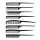 12 PCS Men Haircutting Comb Hair Salon Flat Haircutting Comb(0812 )