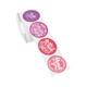 2 Sets Love Thank You Gilding Stamping Sticker(Pink)