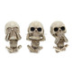 3 in 1 Car Ghost Head Shape Aromatherapy Air Outlet Resin Ornaments