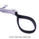 Pet Medium Large Dogs Cushion Traction Rope Spring Foam Handle Explosion-proof Short Chain, Size: 3.5mm*45cm, Foam Width: 2.5cm(Black)