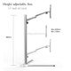 UP-6S Floor-standing Lazy Three-legged Liftable Stand  for 3.5-13 inch Mobile Phones and Tablets
