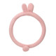 Cartoon Car Steering Wheel Cover Winter Long Hair Non-Slip Steering Wheel Cover(Pink Rabbit)