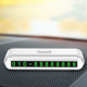 2 PCS One-Click Automatic Hiding Temporary Parking Signs For Cars(White - Green Numbers)