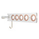 JD01 Punch-Free Hange Acrylic Hair Dryer Storage Bracket For Dyson Hair Dryer(Transparent)