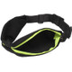 Sports Waterproof Elastic Waist Bag Two Pockets Fanny Pack Zip Pouch