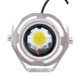 10W 500LM White Light 6500K COB LED Wired Hexagon Eagle Eyes Car Fog Lamp,Wire Length:35cm, DC 12-24V(Silver)