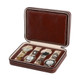 8-Digit Watch Storage Box Watch Display Box Portable Watch Travel Bag, Specification: 24 x 18 x 6cm(Brown )