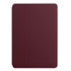 For Samsung Galaxy Tab E 9.6 T560/T561/T565/T567V Dual-Folding Horizontal Flip Tablet Leather Case with Holder (Wine Red)