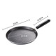 Non-Adhesive Pan Cake Crust Omelette Breakfast Pancake Pan, Colour: Black 10 inch