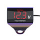 SUMOCHEPIN SMCP101 8-150V Motorcycle Modified Voltmeter LED Digital Display Electric Pressure Meter, Colour: Colorful Bracket+Red Voltmeter