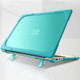 TPU + PC Two-color Anti-fall Laptop Protective Case For Microsoft Surface Laptop Go(Sky Blue)