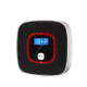 Carbon Monoxide Detector Gas Alarm Sensor Poisoning Gas Tester Human Voice Warning Detector with LCD Display(Black)