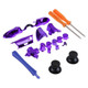 Full Set Game Controller Handle Small Fittings with Screwdriver for Xbox One ELITE (Purple)
