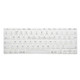 Soft 12 inch Translucent Colorized Keyboard Protective Cover Skin for new MacBook, European Version(White)