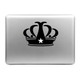 Hat-Prince Crown Pattern Removable Decorative Skin Sticker for MacBook Air / Pro / Pro with Retina Display, Size: M