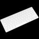 10 PCS Silicone Soft European-style English Keyboard Protector Cover Skin for MacBook Pro 13.3 inch / 15.4 inch / 17.3 inch(White)