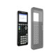 For Texas Instruments TI-84 Plus CE Calculator Silicone Cover(Transparent Black)