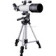 WR852-3 16x/66x70 High Definition High Times Astronomical Telescope with Tripod & Phone Fixing Clip & Moon Filter(White)