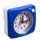 Travel Small Alarm Clock Bedside Mute Alarm Clock with Light & Snooze Function(Blue)