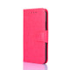 For Meizu 18 Pro Crystal Texture Horizontal Flip Leather Case with Holder & Card Slots & Wallet(Rose Red)