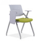 129C Thick Breathable Mesh Folding Training Chair Conference Chair with Writing Board (Green)