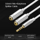 Ugreen 3.5mm Male to 2 x 3.5mm Female Audio Connector Adapter Cable 2 in 1 Microphone + Earphone Splitter Cable Converter