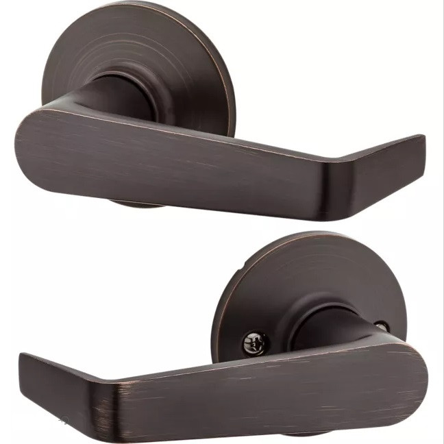 Kwikset 407CNL-11P Light Commercial Carson Lever Passage Door Lock with ...