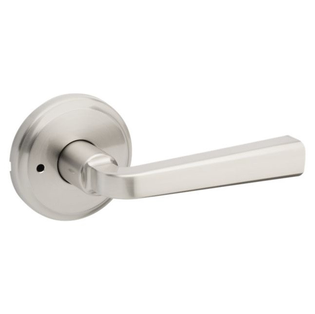 Kwikset 730TDL-15 Satin Nickel Trafford Privacy Lever