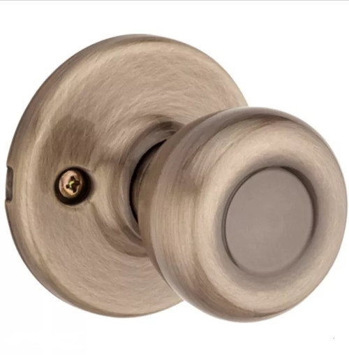 Kwikset 488T-5 Antique Brass Half Dummy Trim Tylo Knob