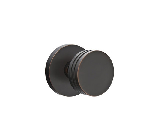 Emtek BN-US10B-PHD Oil Rubbed Bronze Bern (Pair) Half Dummy Knobs with Your Choice of Rosette