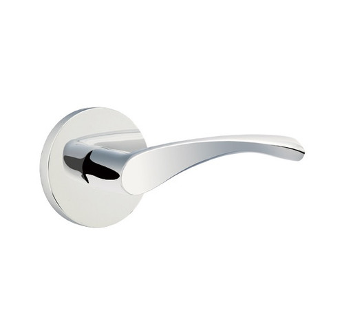 Emtek TRT-US26-PHD Polished Chrome Triton (Pair) Half Dummy Levers with Your Choice of Rosette